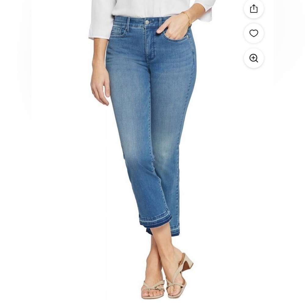 NYDJ Marilyn Straight Raw Hem Jeans with Sure Stretch & Liftxtuck Technology